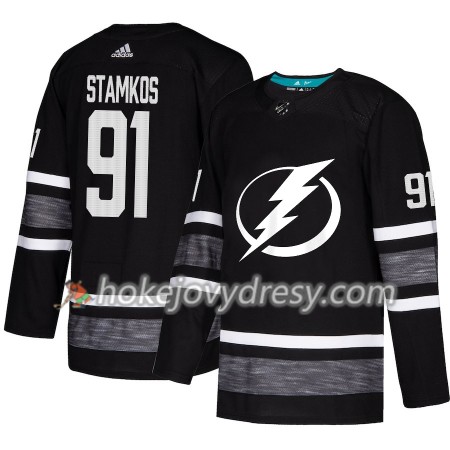 Pánské Hokejový Dres Tampa Bay Lightning Steven Stamkos 91 Černá 2019 NHL All-Star Adidas Authentic